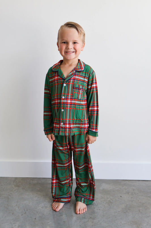 Hollis Baker Green | Christmas Plaid Kevin Set