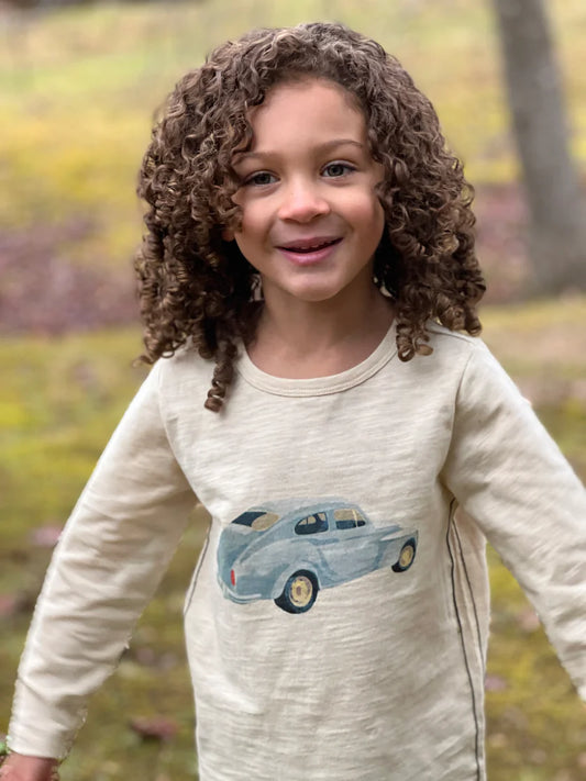 Me & Henry Beige Beetle | Cherokee Raglan Printed Tee