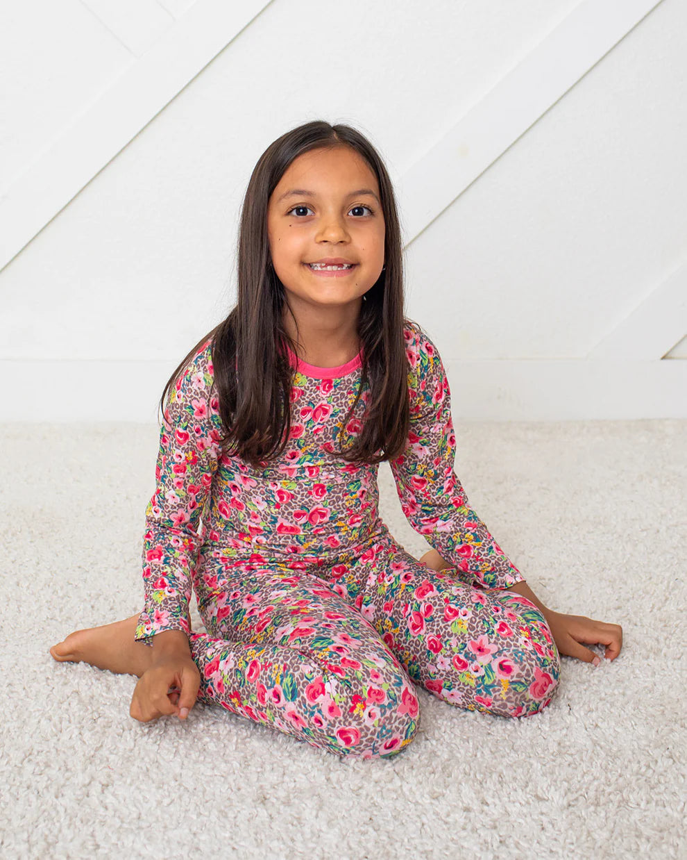 Bestaroo Leopard Florals | Savanna Rose PJ Set