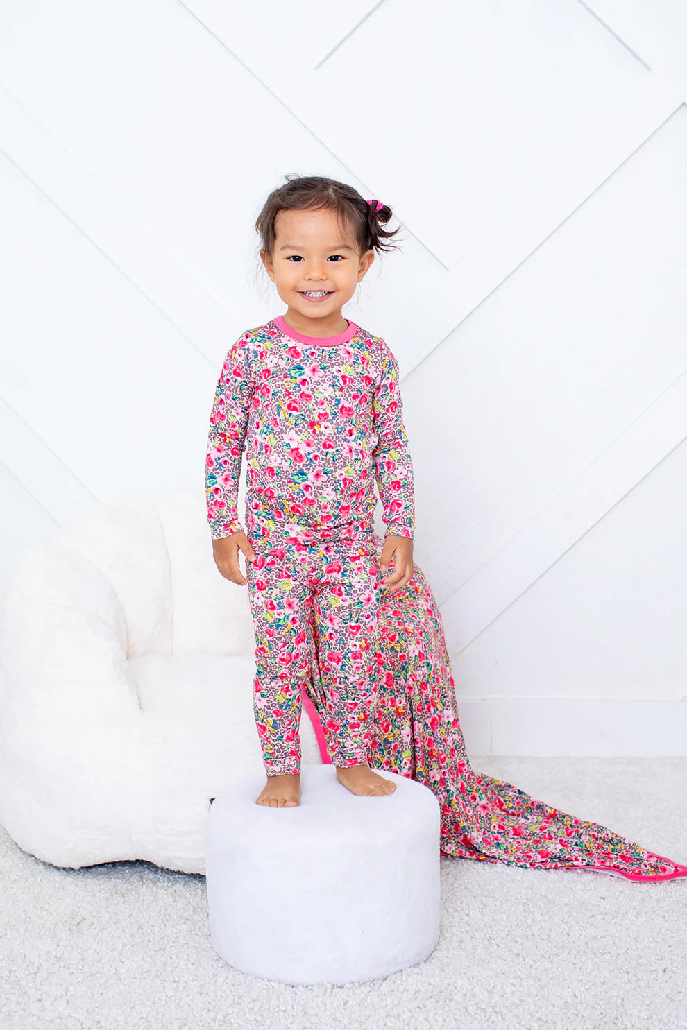 Bestaroo Leopard Florals | Savanna Rose PJ Set