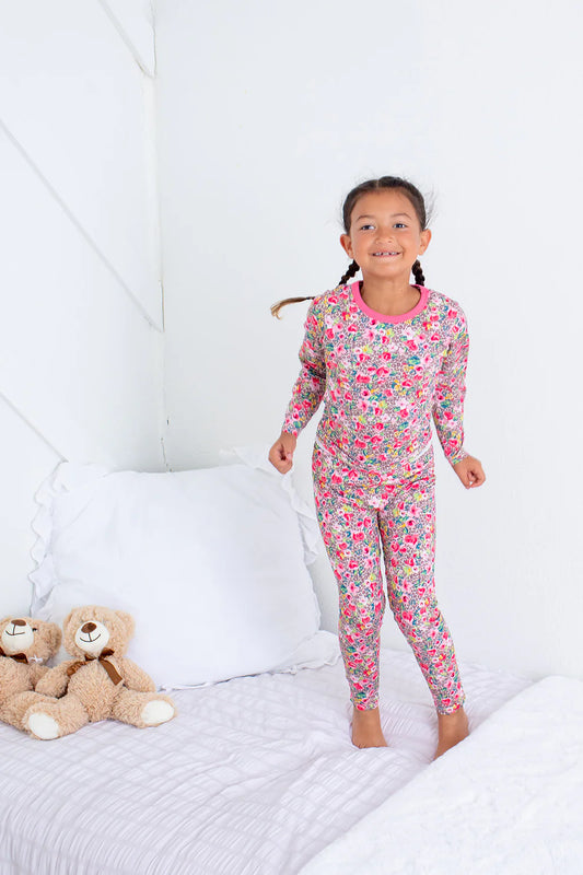 Bestaroo Leopard Florals | Savanna Rose PJ Set