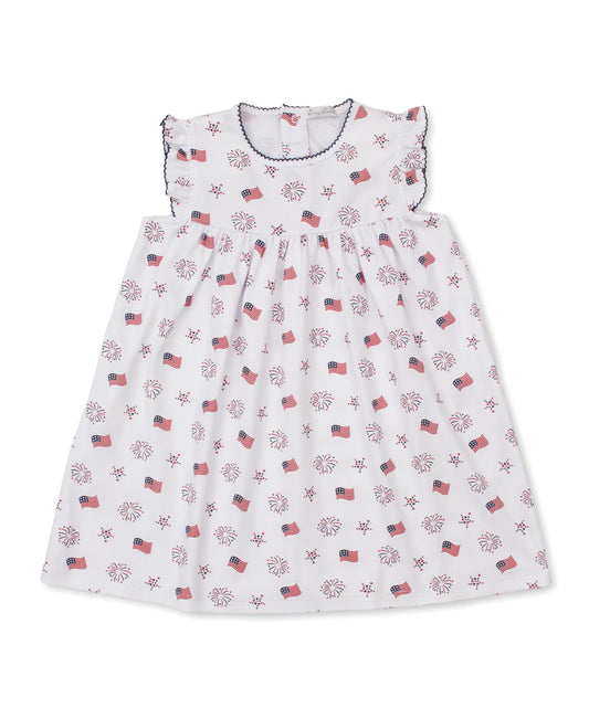 Kissy Kissy Bold Stripes & Bright Stars | Short Sleeve Dress