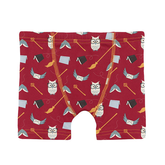 Kickee Crimson Magical World | Print Boxer Brief