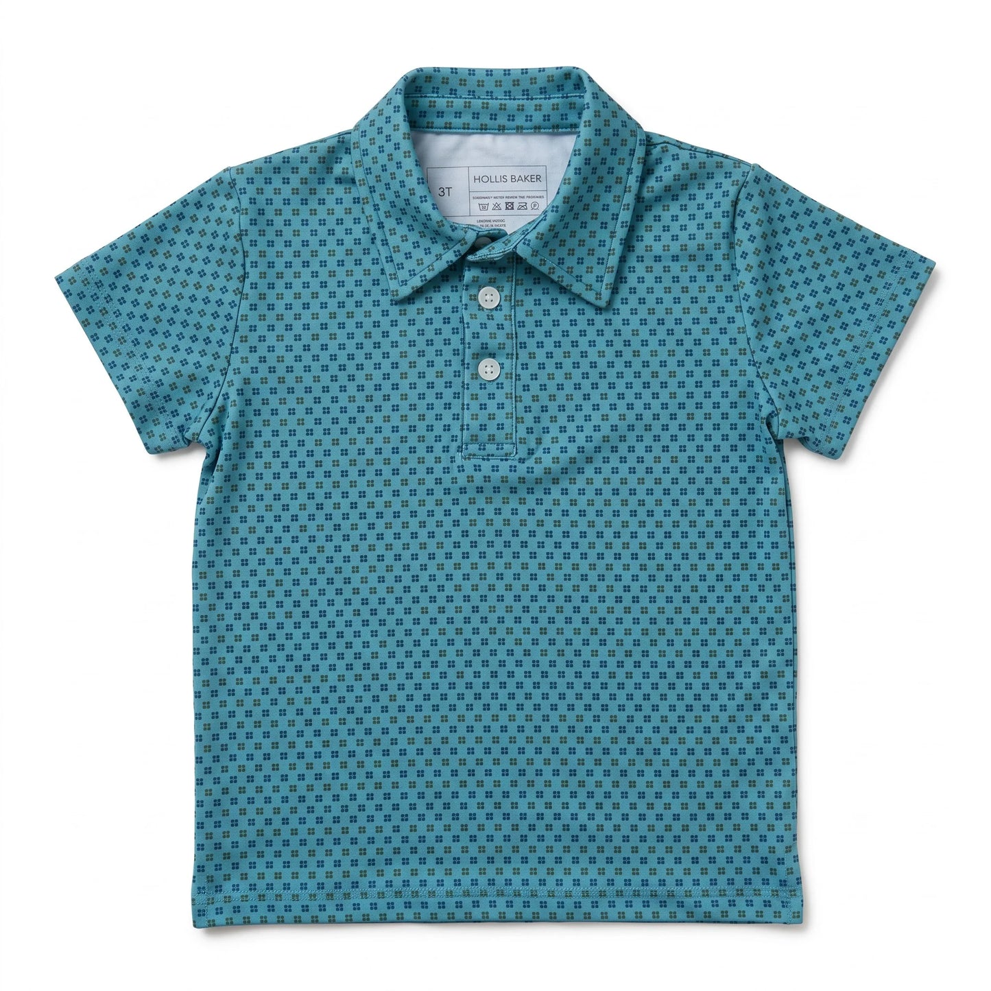 Hollis Baker Blue + Green Geometric | Kyle Polo