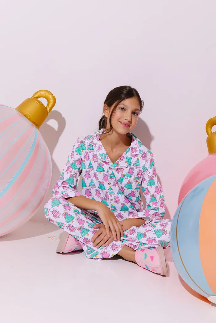 Lola + The Boys Pink Multi | Twinkle Christmas Tree Dreams Set