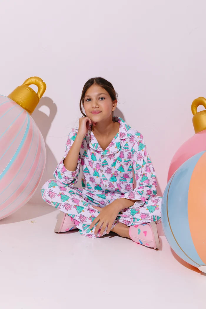 Lola + The Boys Pink Multi | Twinkle Christmas Tree Dreams Set