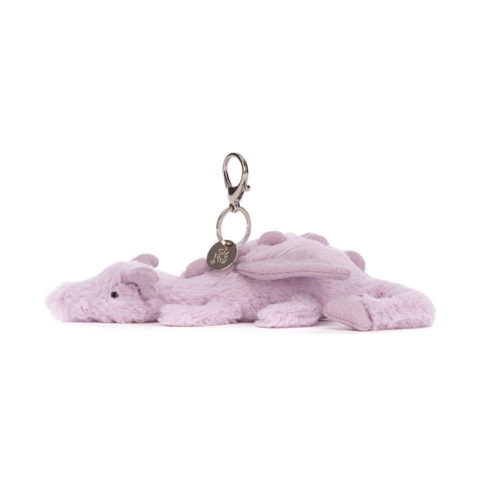 JellyCat Lavender | Dragon Bag Charm