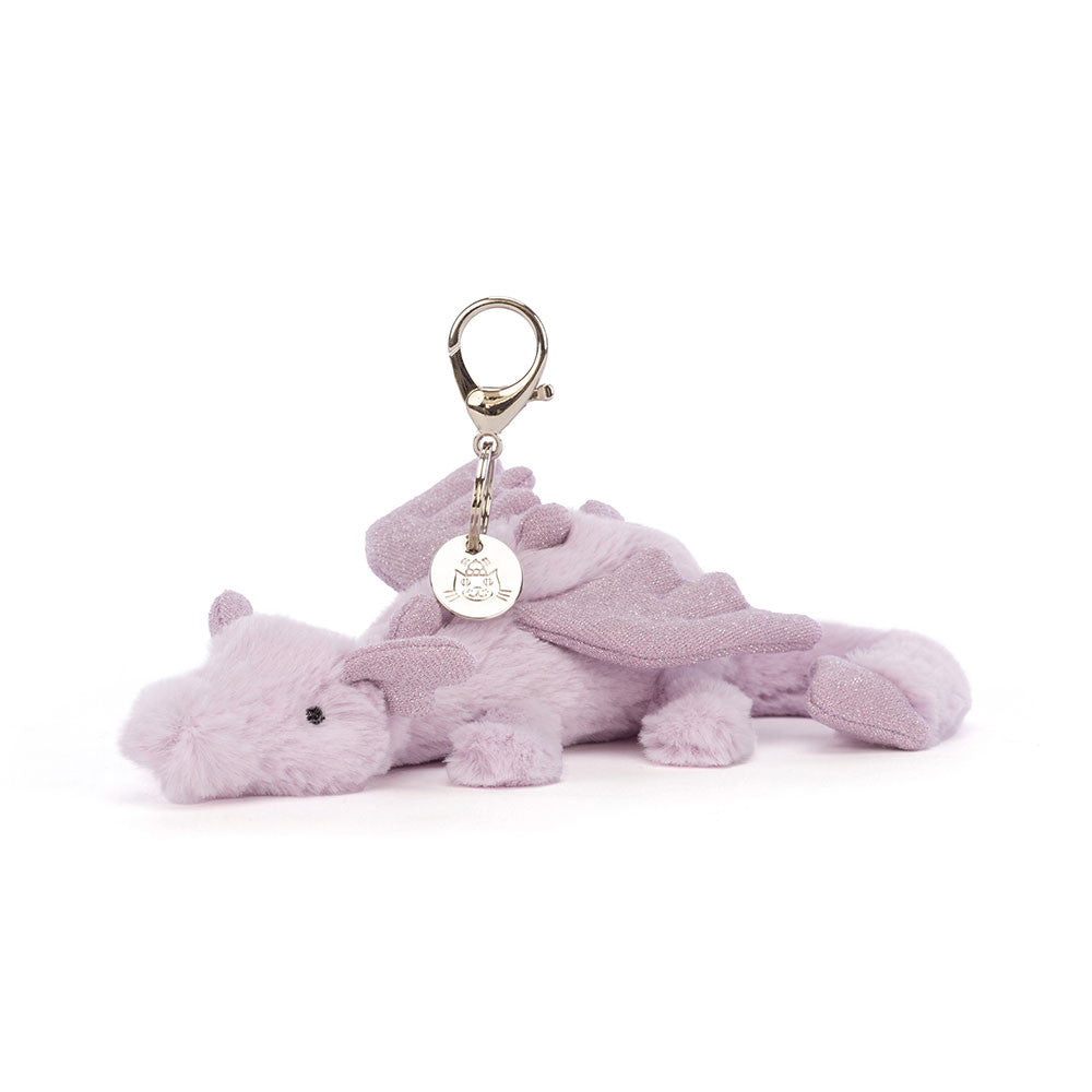 JellyCat Lavender | Dragon Bag Charm