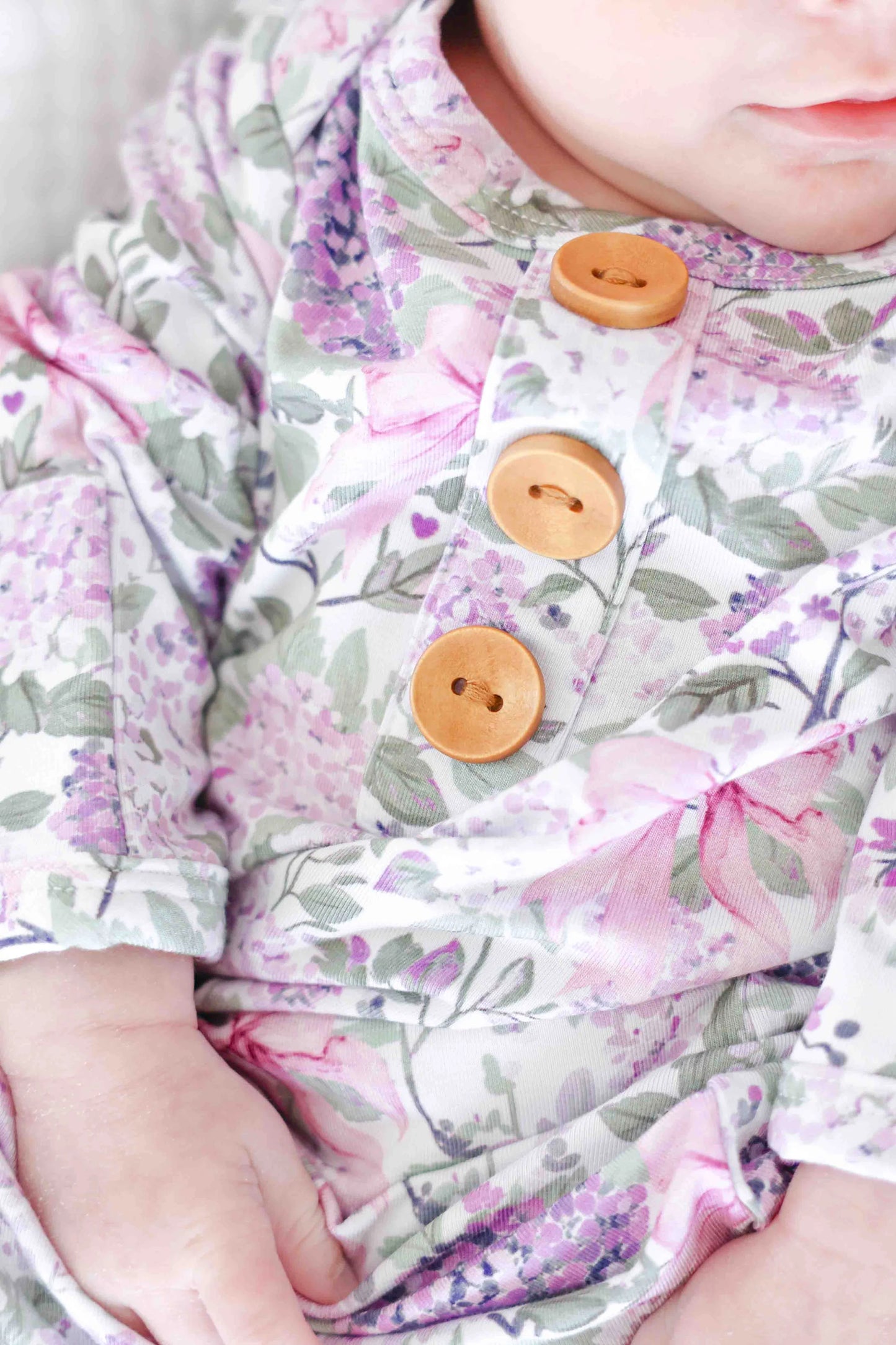 Caden Lane Lavender Lullaby | Knot Gown & Hat Set