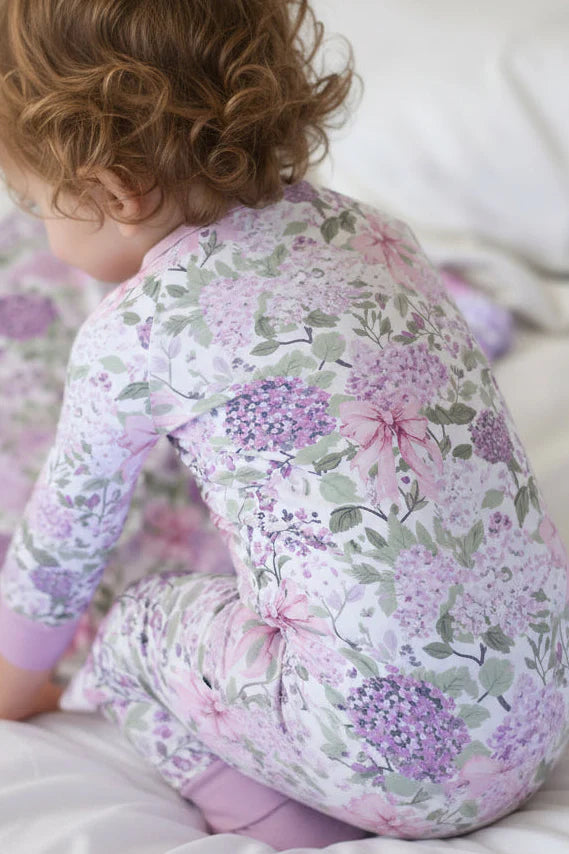 Caden Lane Lavender Lullaby | Convertible Zip Romper