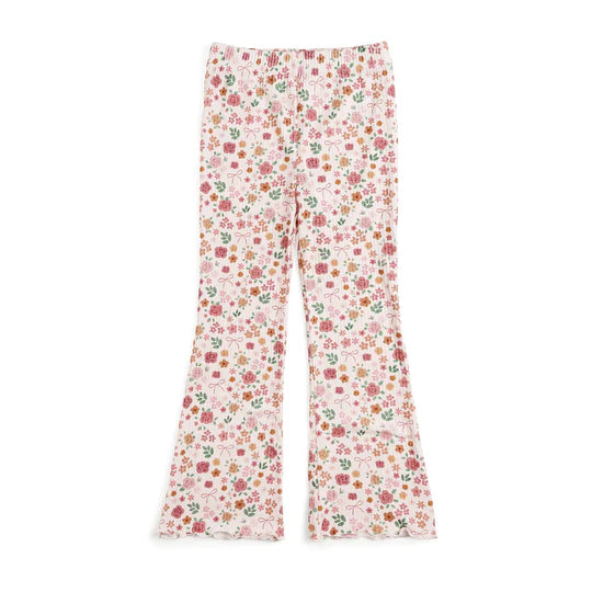 Sweet Wink Berry | Floral Flare Legging