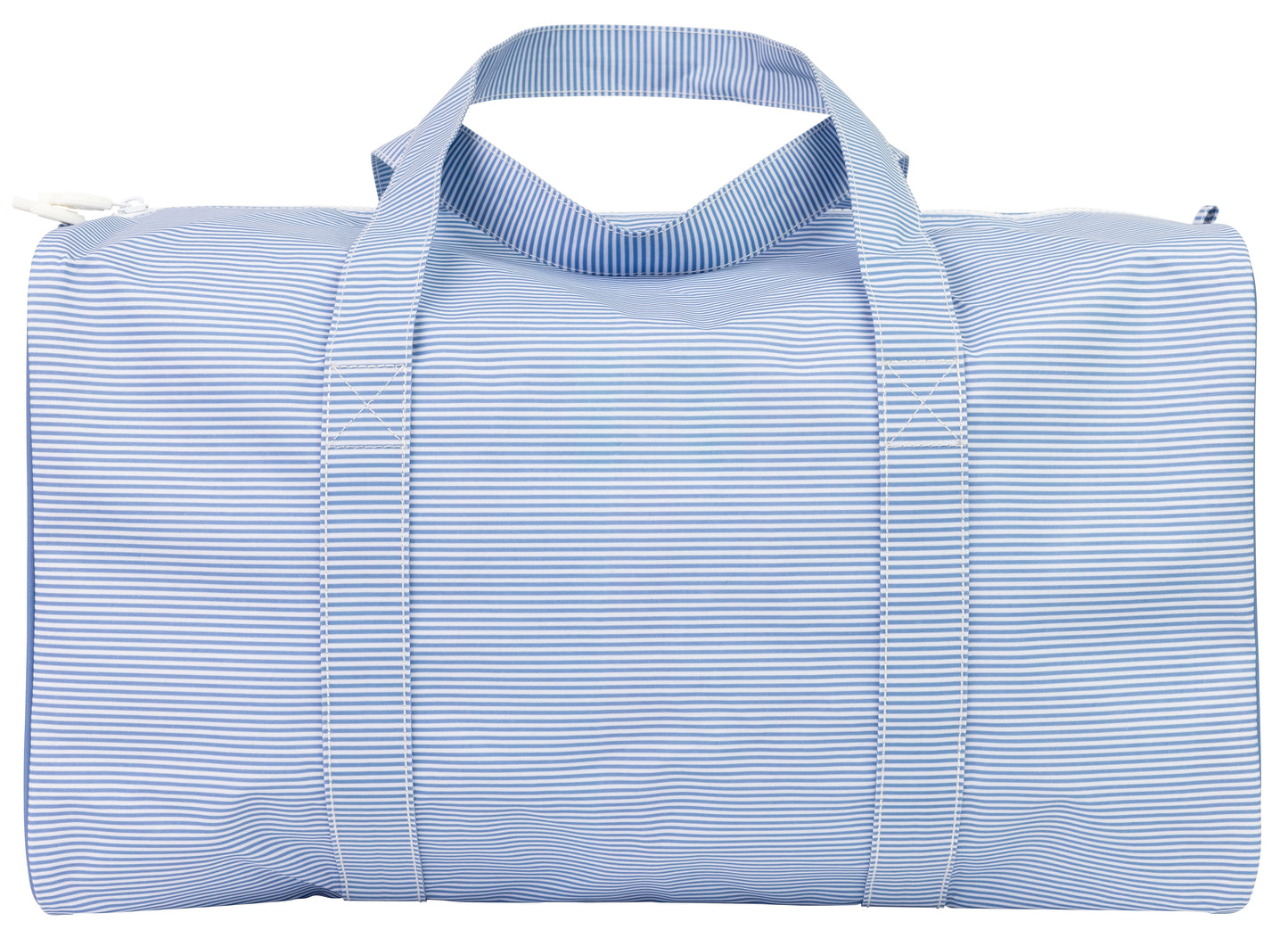 Apple of My Isla Navy Mini Stripe | The Duffle Bag