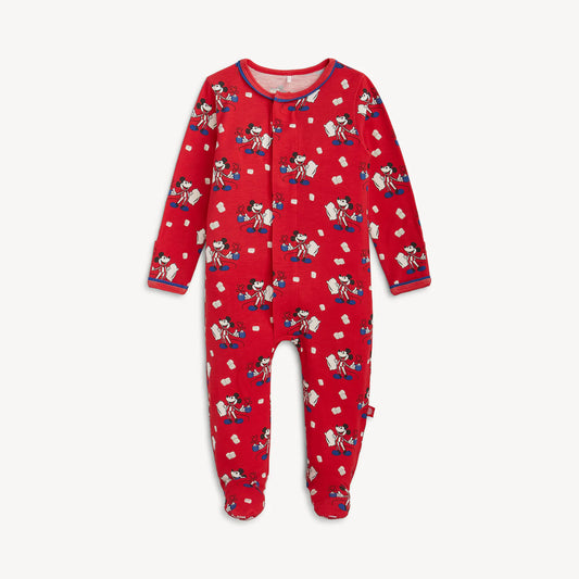 Magnetic Me Red Cocoa Club | Right Fit Footie
