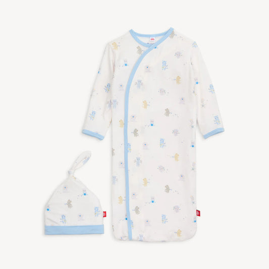 Magnetic Me Blue Baby Beats | Modal Gown + Hat Set