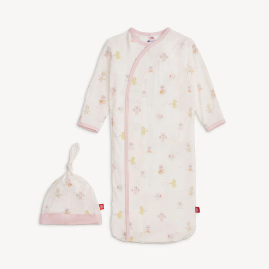 Magnetic Me Pink Baby Beats | Modal Gown + Hat Set