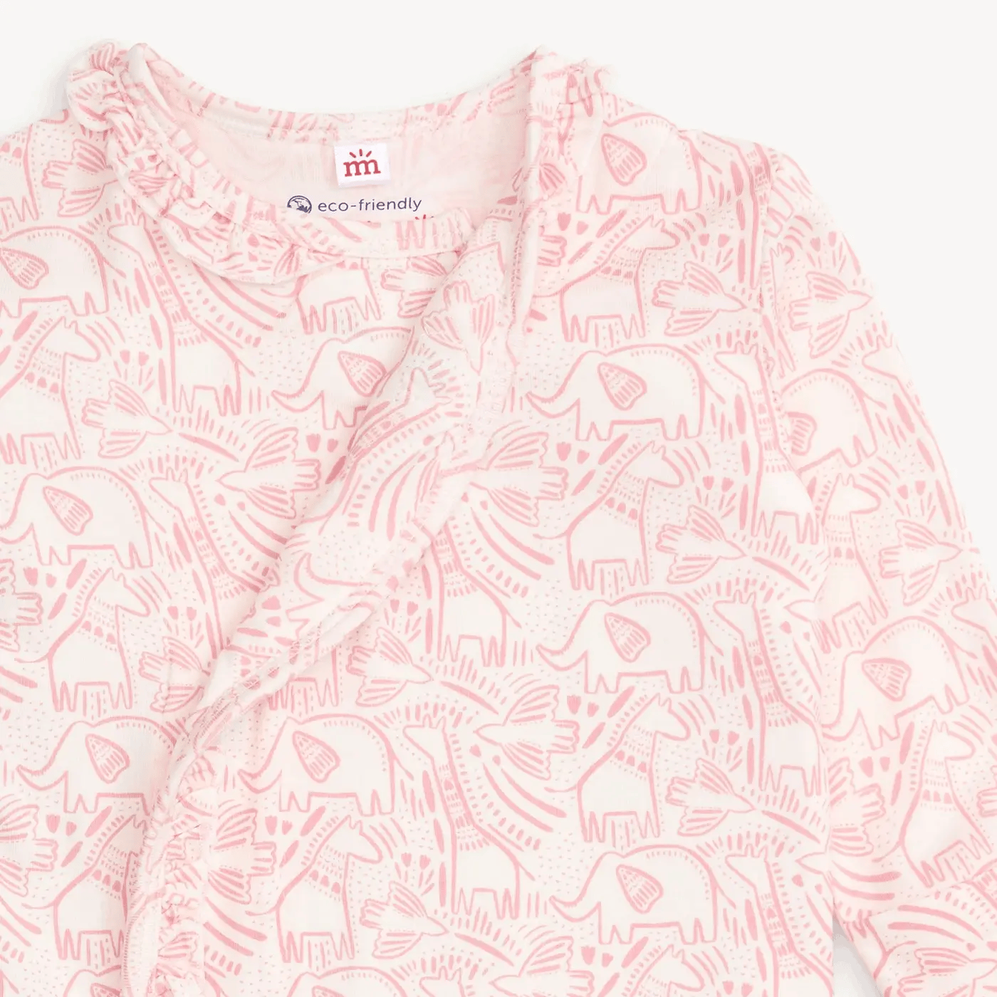 Magnetic Me Pink Herds of a Feather | Modal Gown + Hat with Ruffle Set