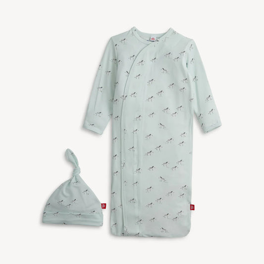 Magnetic Me Teal Savannah Plains | Modal Gown + Hat Set