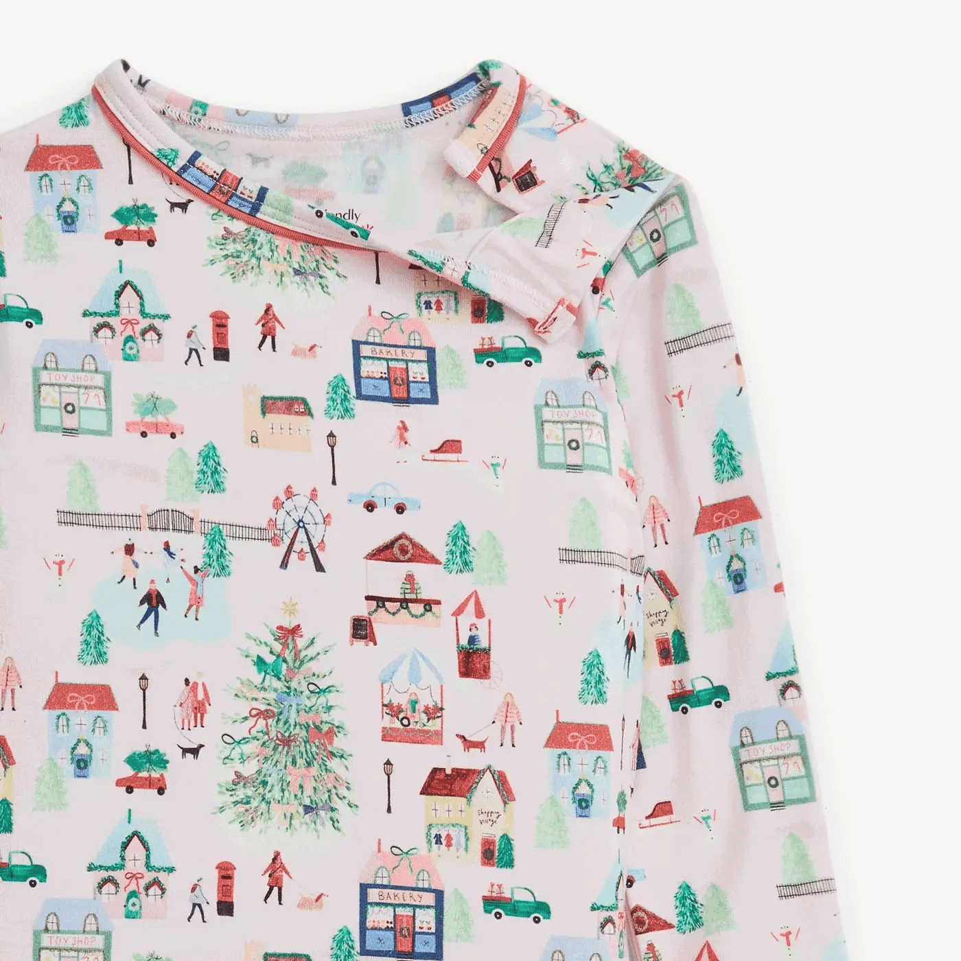 Magnetic Me Winter Village | Modal Long Sleeve Pant PJ Set