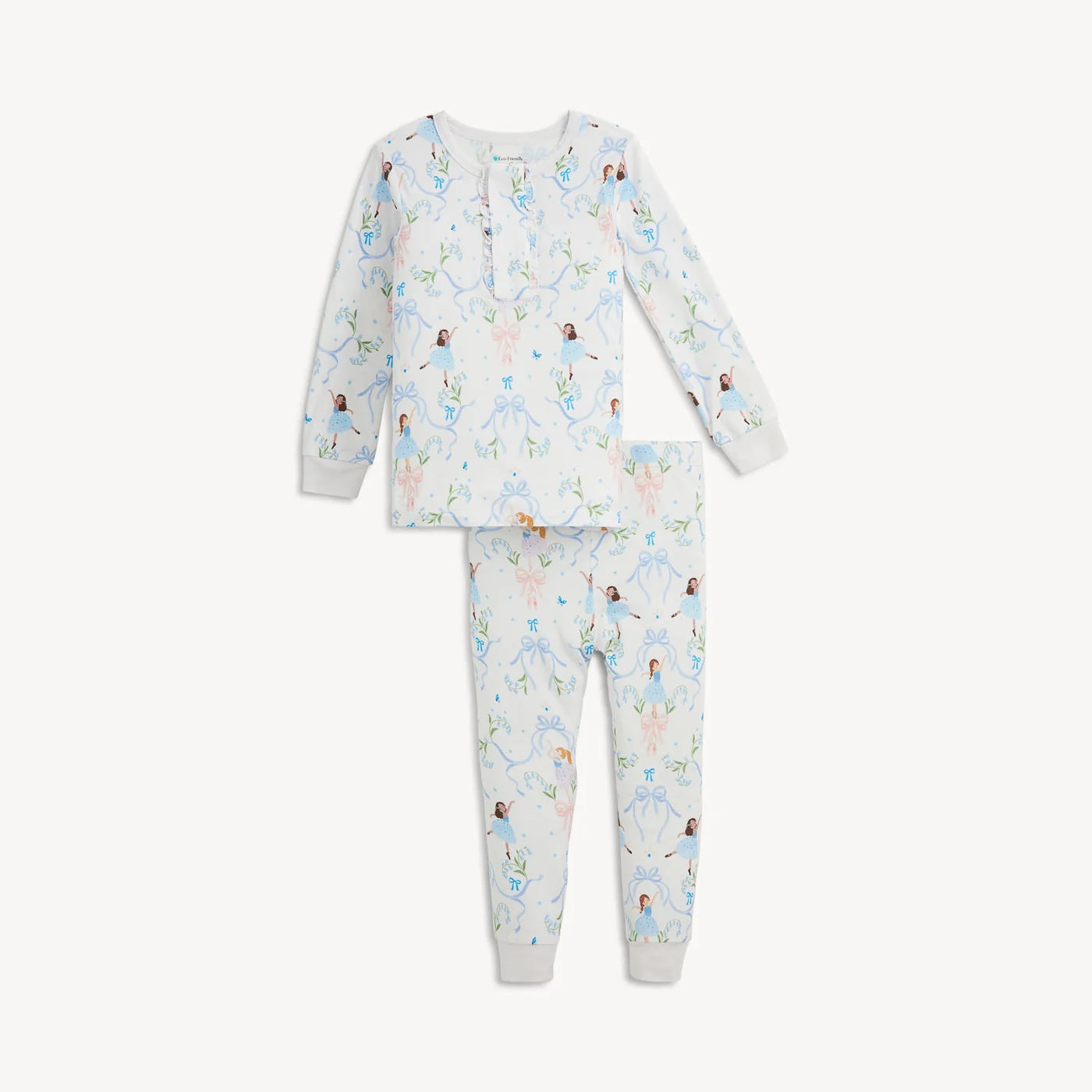 Magnetic Me It Takes Tutu | Modal Ruffle Long Sleeve Pant PJ Set