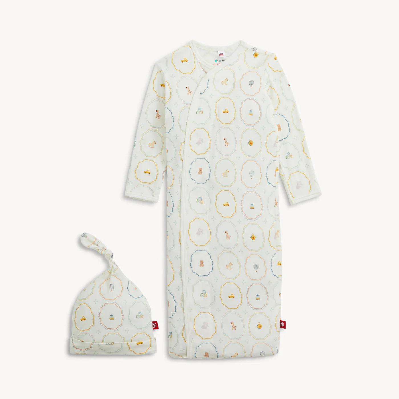 Magnetic Me Cream Nursery Magic | Modal Gown + Hat Set
