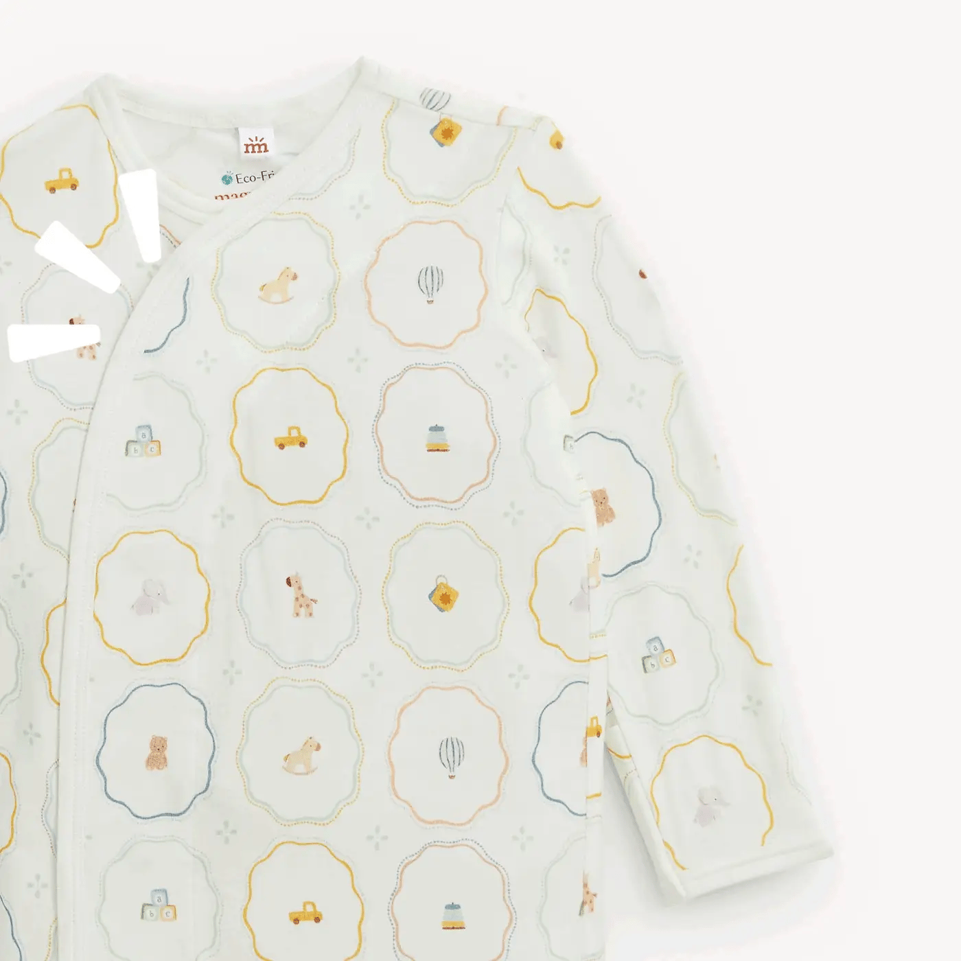 Magnetic Me Cream Nursery Magic | Modal Gown + Hat Set