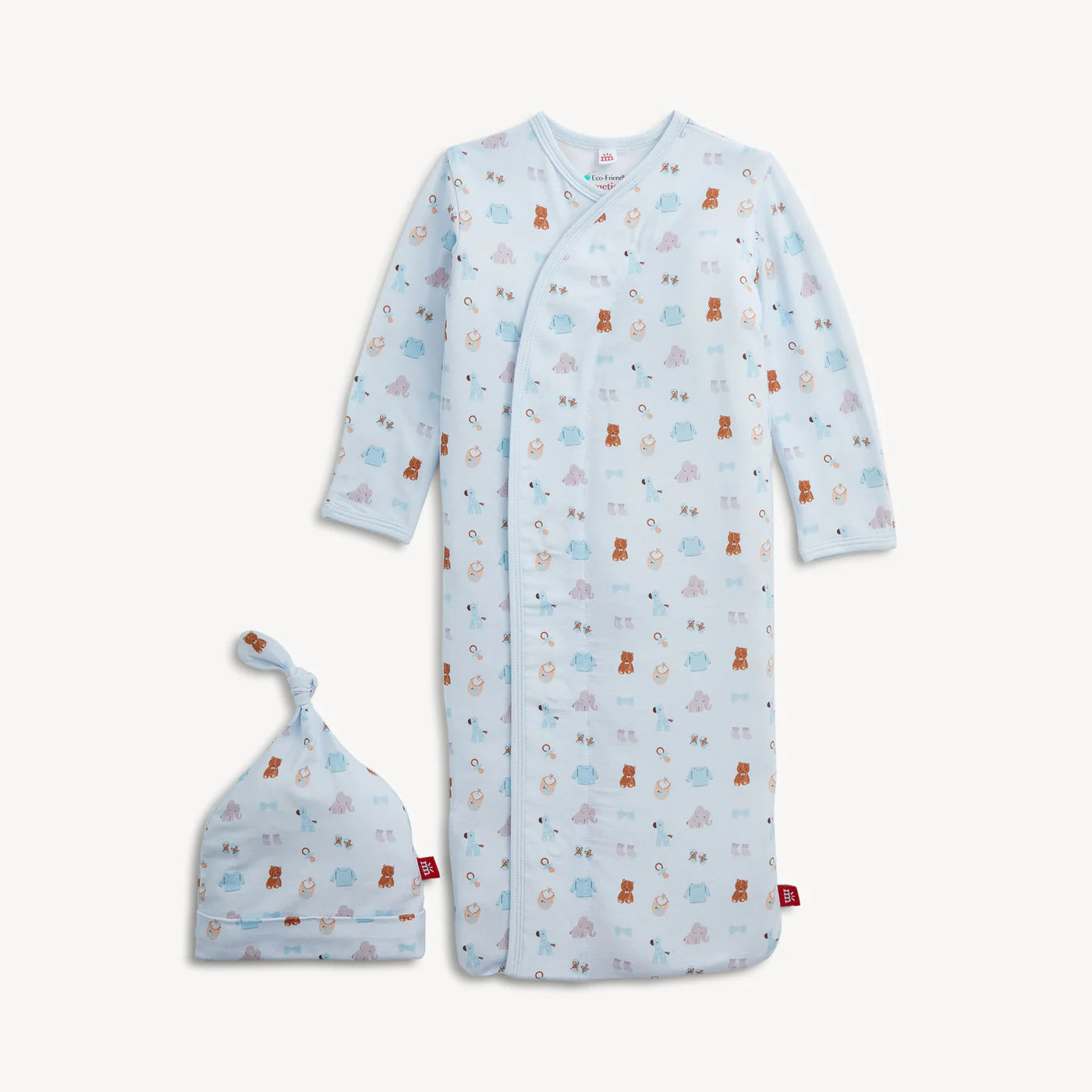 Magnetic Me Nursery Nostalgia Blue | Modal Gown + Hat Set
