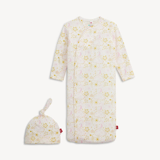Magnetic Me Pink Star Signs | Modal Gown + Hat