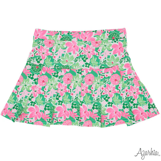 Azarhia Botanical Flowers | Print Tennis Skort