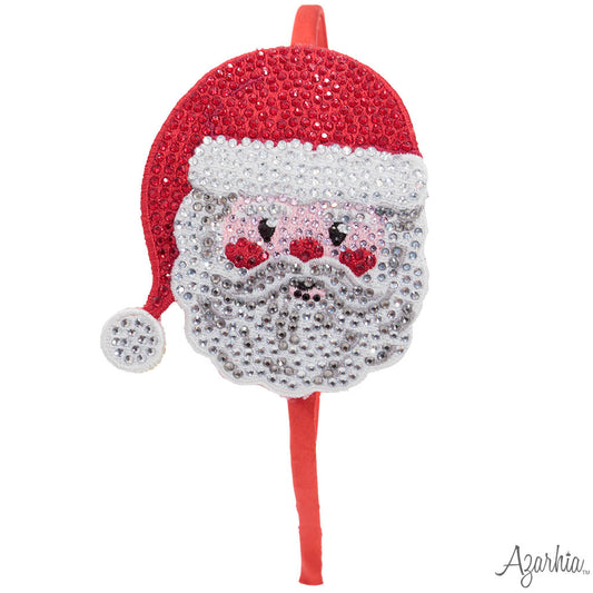 Azarhia Santa Claus | Rhinestone Patch Christmas Headband