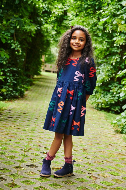 Pink Chicken Multi Bow Applique | Brooke Dress