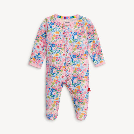 Magnetic Me Lily | Modal Footie With Ruffle