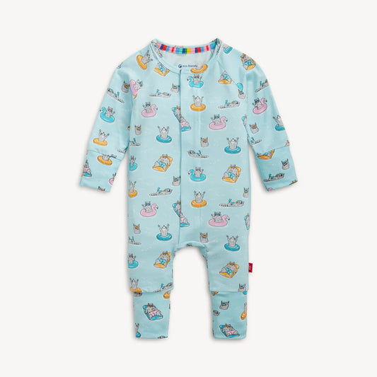 Magnetic Me Raccoon Lagoon | Modal Magnetic Convertible Coverall