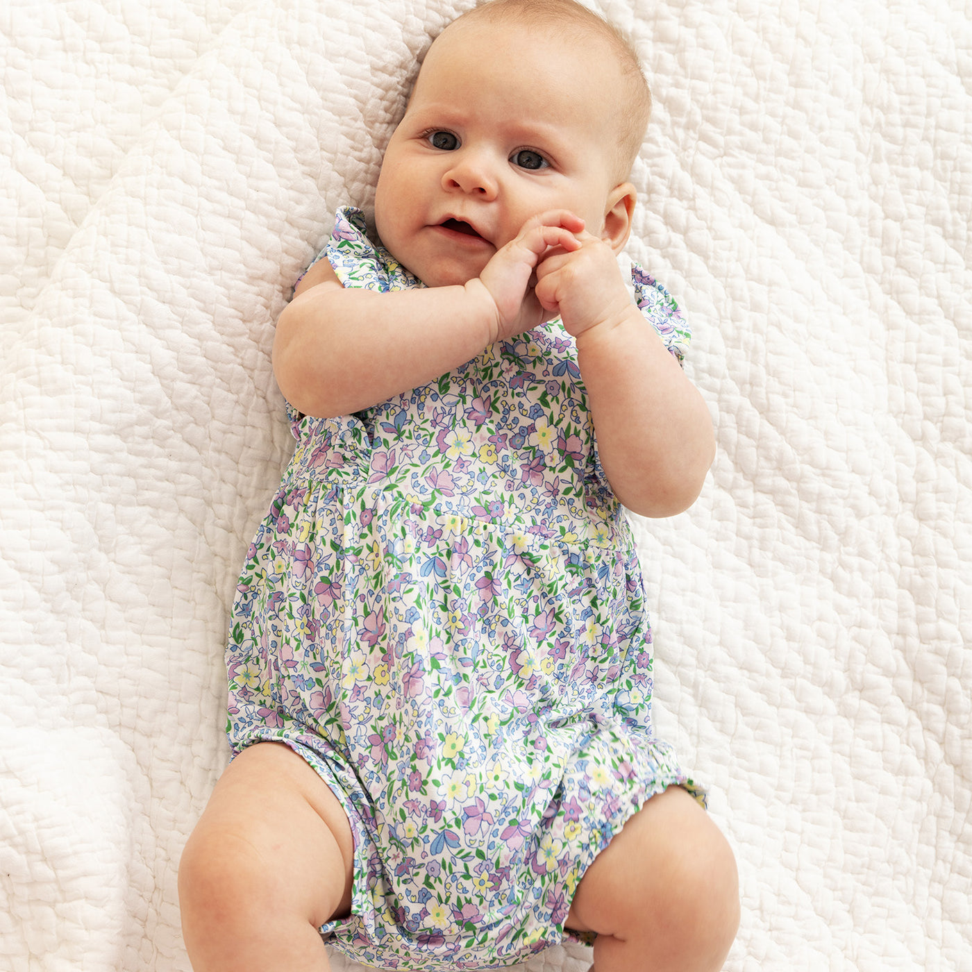 Magnetic Me Lavinia | Modal Ruffle Bubble Romper