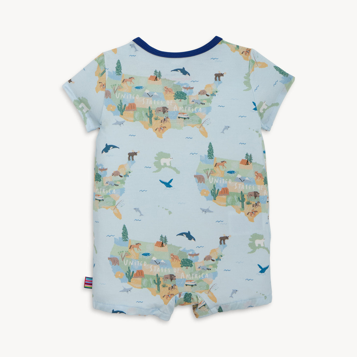 Magnetic Me America the Beautiful | Modal Short Sleeve Pant Romper
