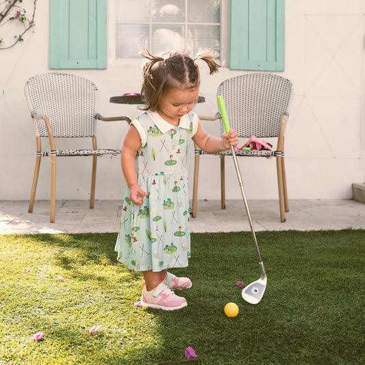 Magnetic Me Gopher It | Modal Polo Collar Dress