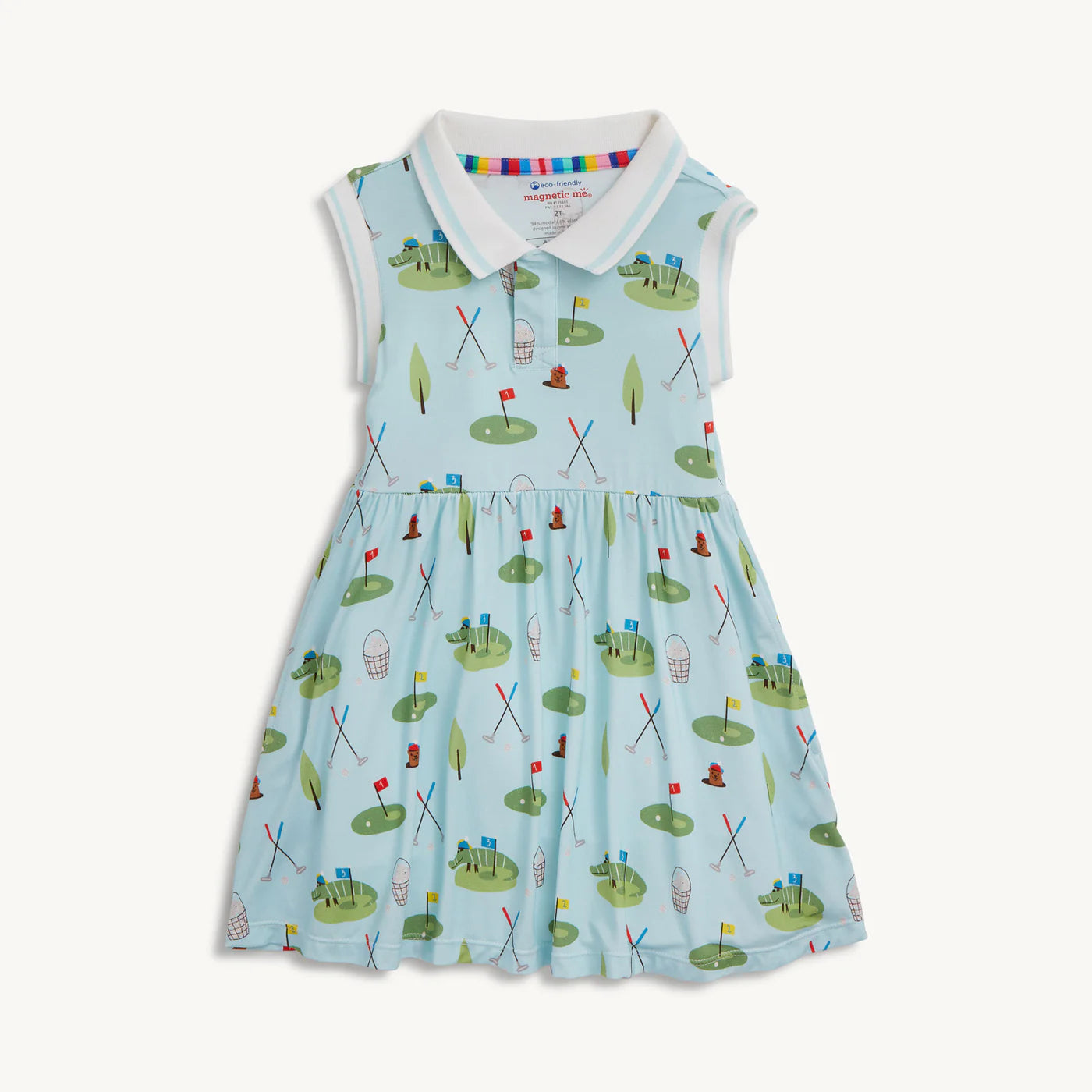 Magnetic Me Gopher It | Modal Polo Collar Dress