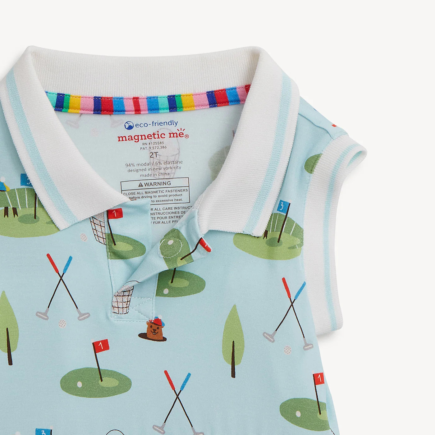 Magnetic Me Gopher It | Modal Polo Collar Dress