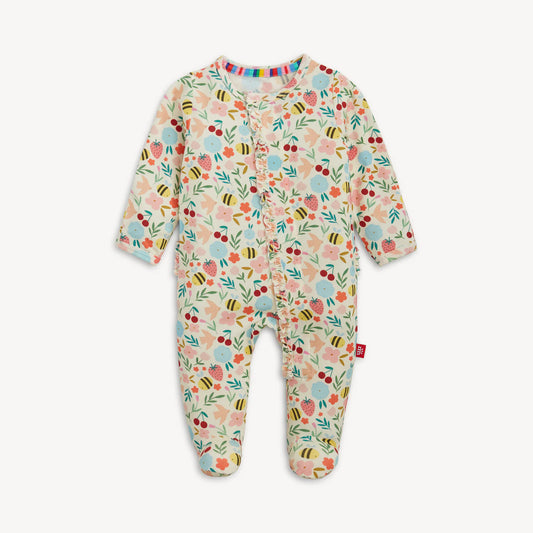 Magnetic Me Honey Blossom | Modal Convertible Coverall with Ruffles