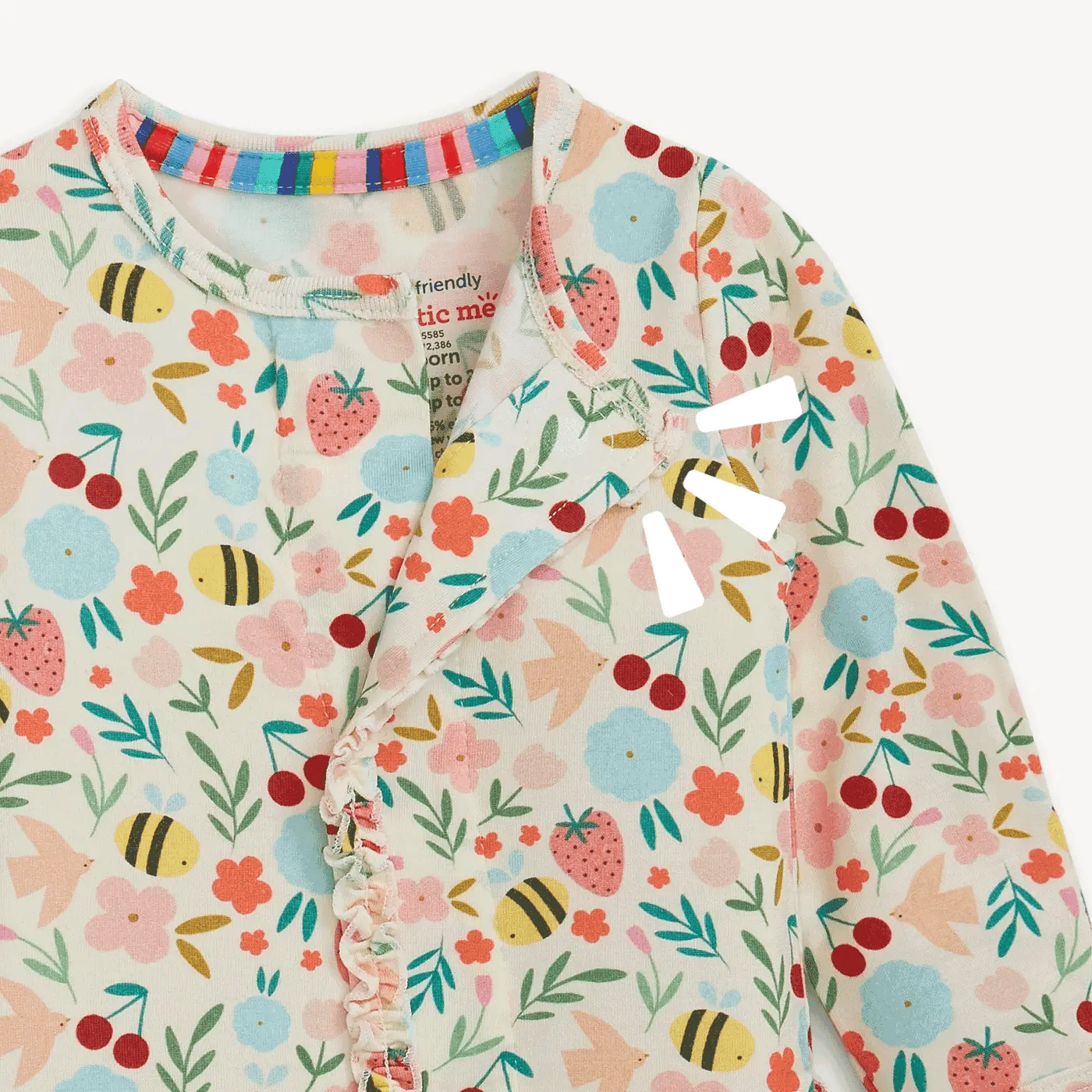 Magnetic Me Honey Blossom | Modal Convertible Coverall with Ruffles