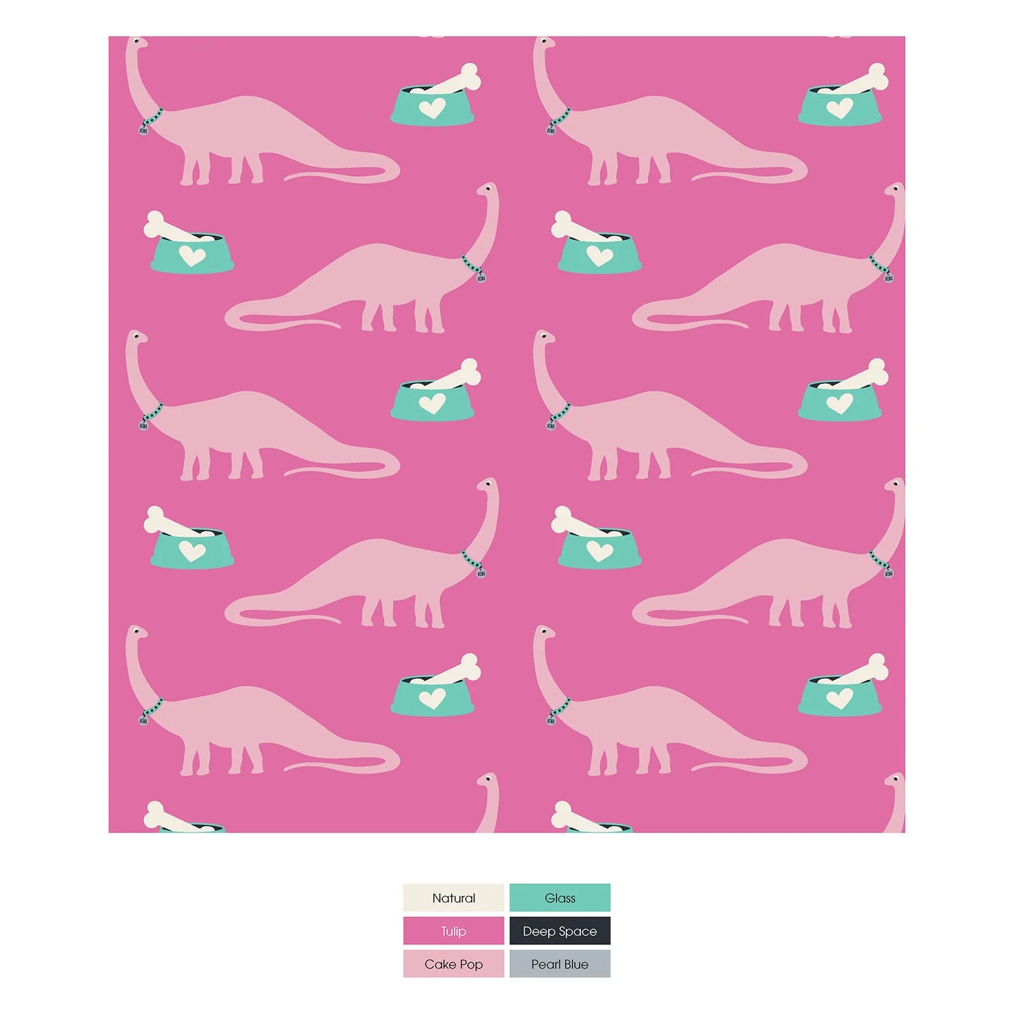 Kickee Tulip Pet Dino | Print Swaddling Blanket