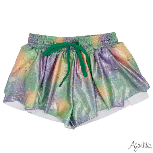 Azarhia Mardi Gras | Shimmer Splatter Butterfly Short