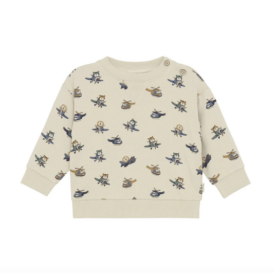 Minymo Oxford Tan | Long Sleeve Sweatshirt