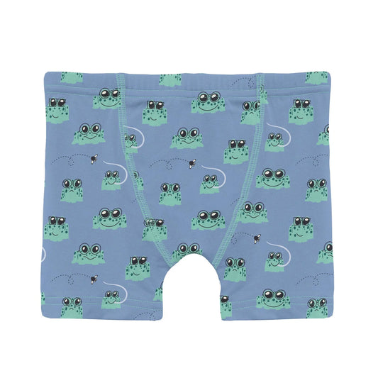 Kickee Pearl Blue Baby Bumblebee | Print Boxer Brief