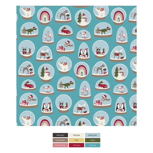 KicKee Glacier Snow Globe | Long Sleeve Graphic Tee PJ Set