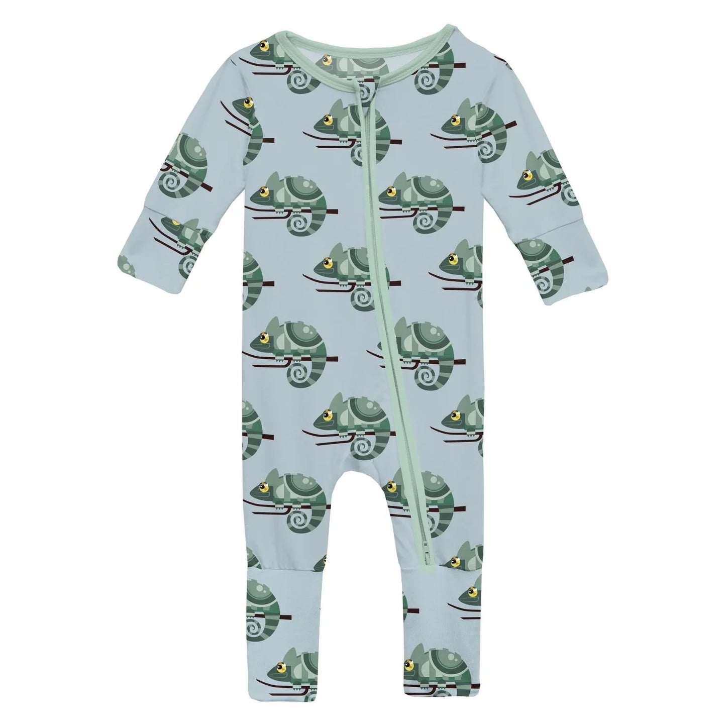 KicKee Spring Sky Chameleon | Print Convertible Coverall