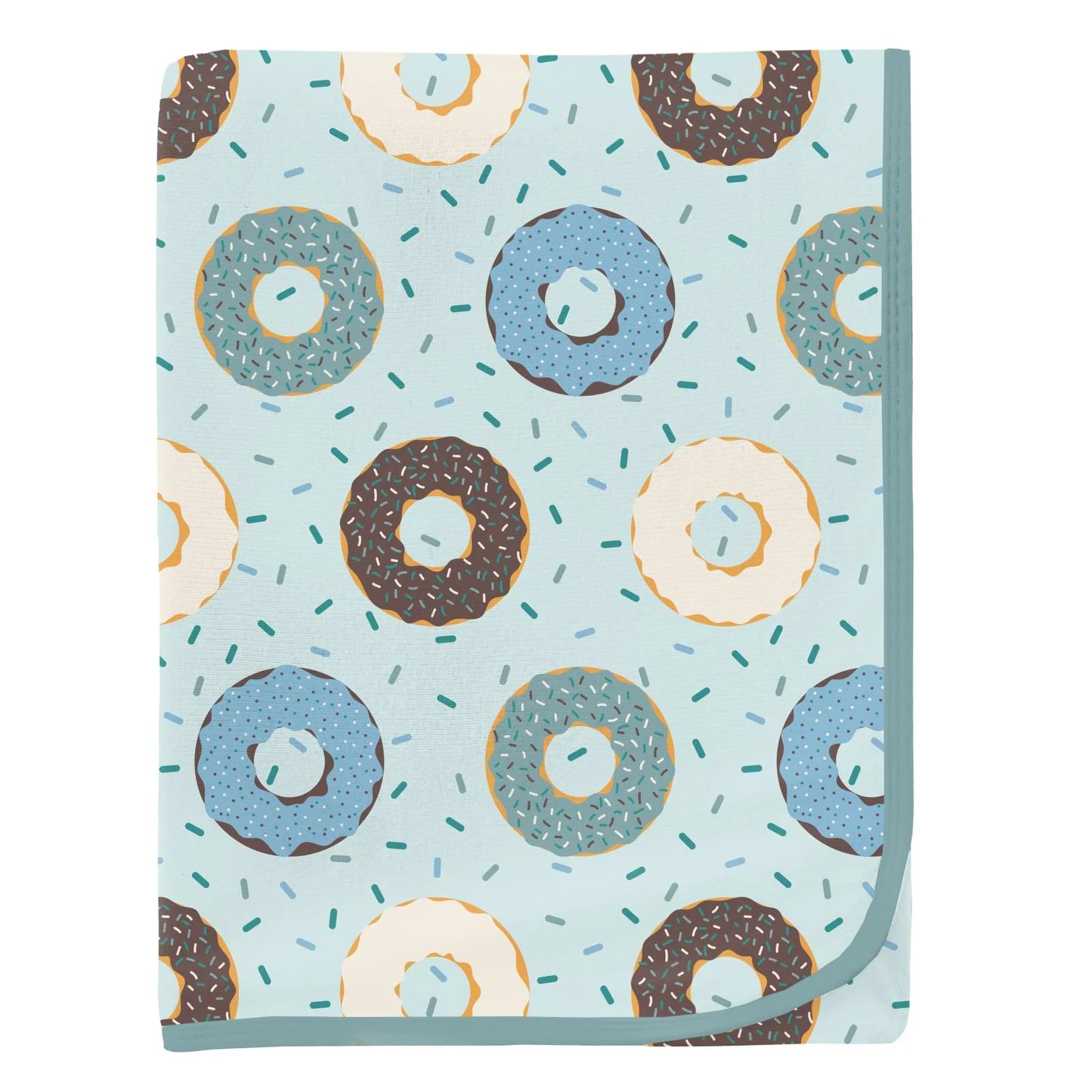 Kickee Fresh Air Donuts And Sprinkles | Print Swaddling Blanket