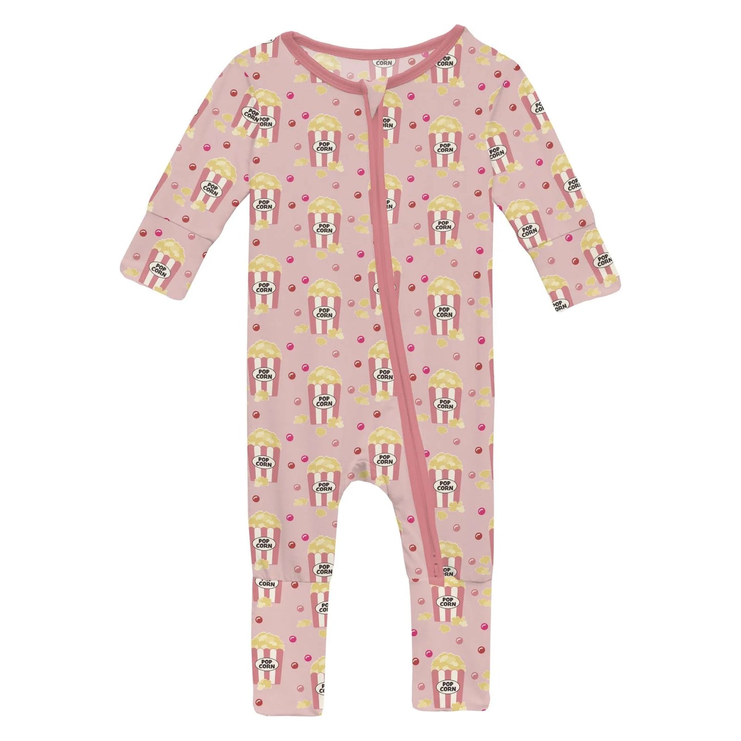 KicKee Baby Rose Movie Night | Print Convertible Coverall