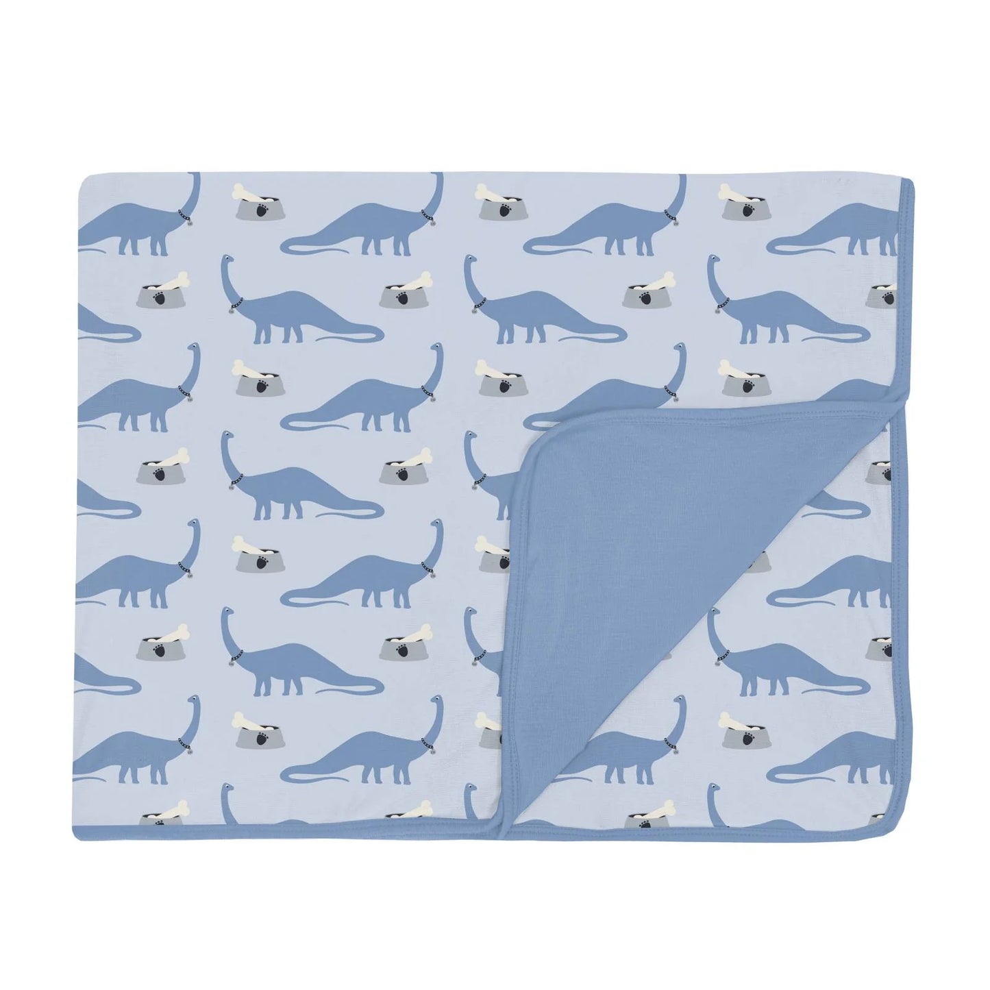 Kickee Dew Pet Dino | Print Toddler Blanket
