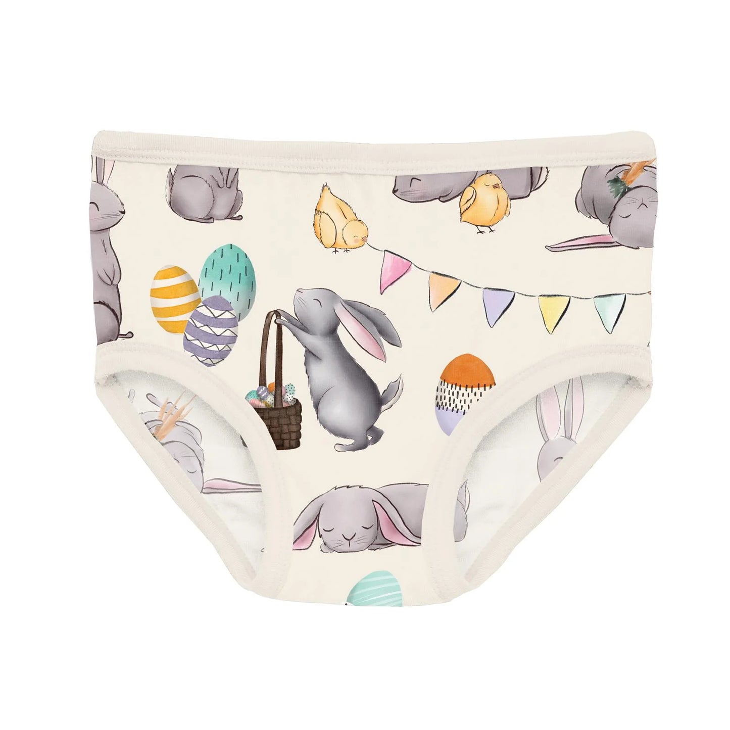 Kickee Natural Egg Hunt | Print Underwear