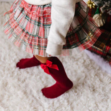 Sweet Wink Christmas Plaid | Tiered Tutu